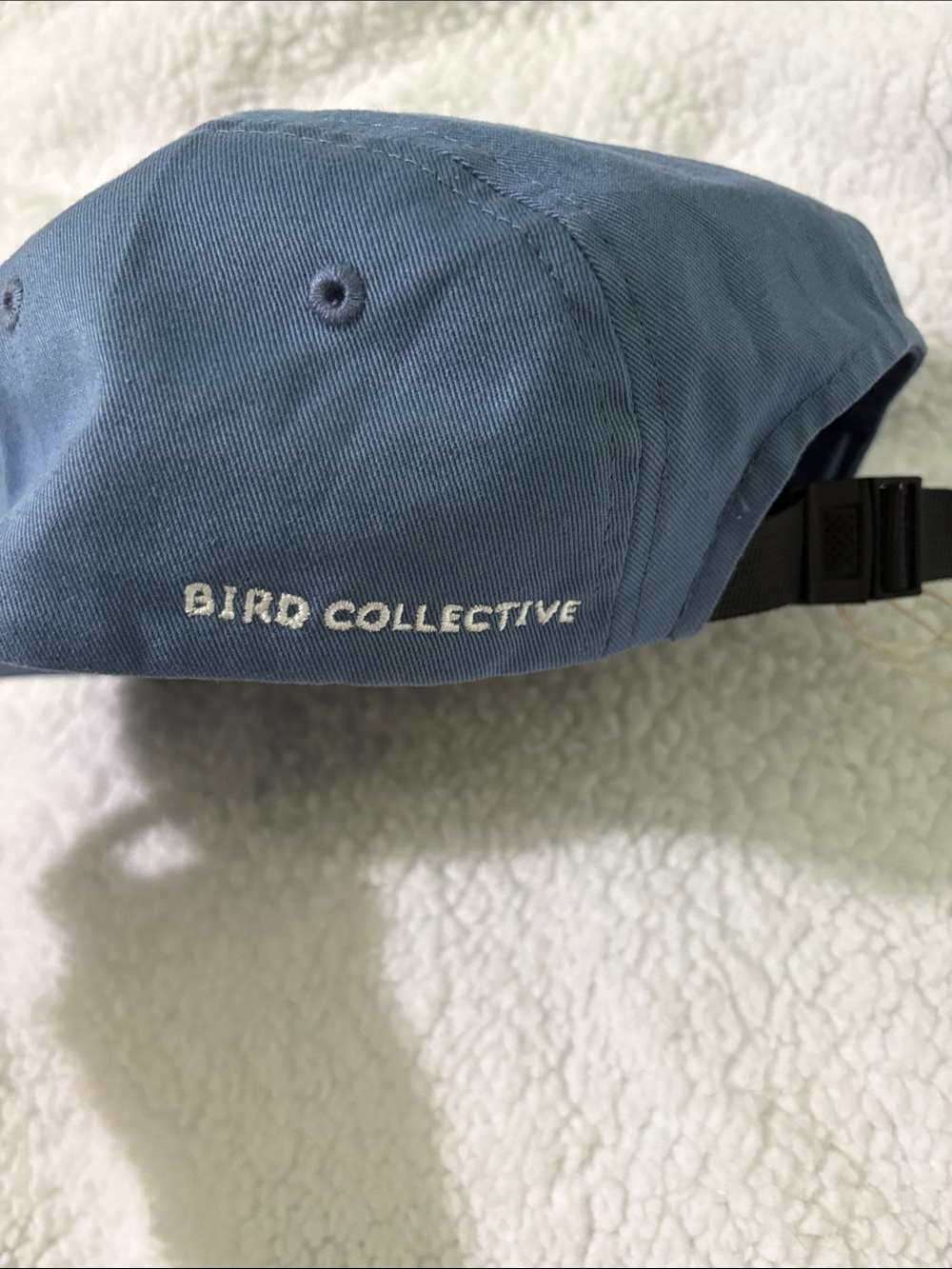 Bird Collective OS loon patch hat Blue Canvas 5-Panel - Picture 2 of 6